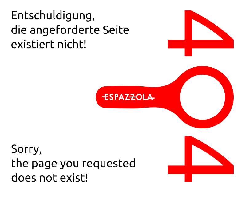 404 of the Espazzola-Shop